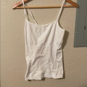 New white shape wear cami